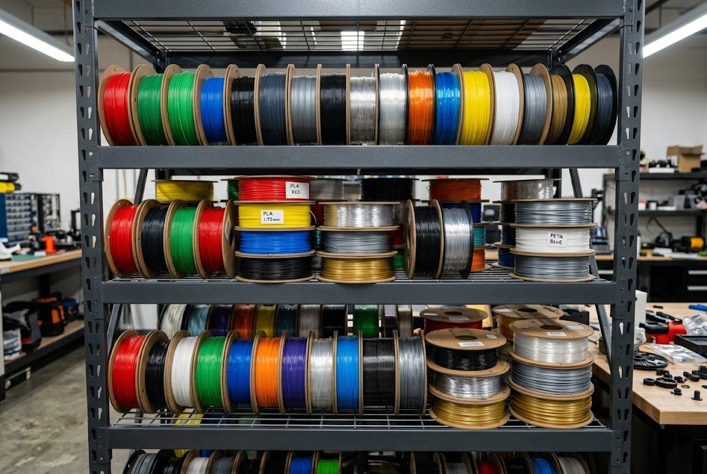 Track Filament, Resin, Packaging, & Consumables for 3D Printing Business